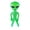 A, variant on Giant Inflatable Halloween Alien Decoration, Light-Up UFO Yard Art, Outdoor Blow Up Lawn Ornament for Garden, Patio, and Vintage House Display, C