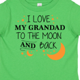 thumbnail image 4 of Inktastic I Love My Grandad To The Moon and Back Boys or Girls Toddler T-Shirt, 4 of 5