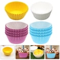 thumbnail image 2 of GOOHOCHY 400 piezas de envoltorios para cupcakes, moldes para muffins, envoltorios para cupcakes, capacillos para hornear, suministros para hornear, 2 of 7
