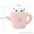 thumbnail image 1 of ENJOY Cute Cat Dog Animal Shape Flower Plant Pot for Garden Desktop, 1 of 3
