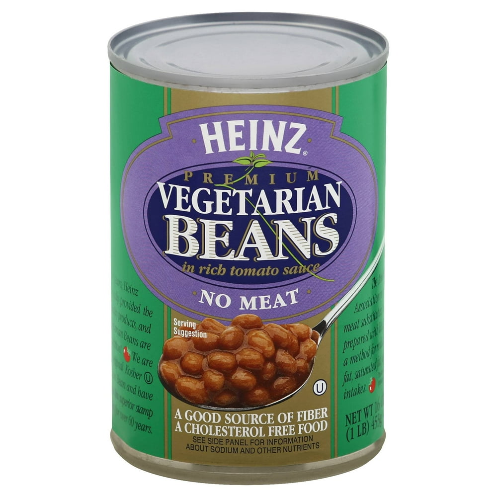 Heinz Beans Vegetarian Tomato Sauce, 16 Ounce (12 Pack)