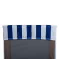 thumbnail image 3 of Design Imports 70044A 26 x 82 in. Blue Stripe Lounge Chair Beach Towel With Top Fitted Pocket, 3 of 6