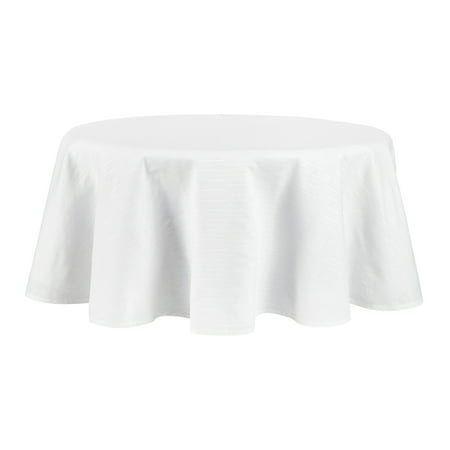 

Martha Stewart Honeycomb Modern Farmhouse Tablecloth White 70 Round