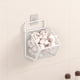 thumbnail image 1 of Fiudx Cesta Colgante, Estante de Cocina de Pared, Organizador Multicompartimento, Ahorra Espacio, Fácil Instalación, Ideal para Entusiastas de La Cocina Casera, Material Abs Resistente., 1 of 6