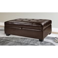 thumbnail image 3 of Atlin Designs Ottomane de Rangement en Marron, 3 of 4
