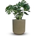 thumbnail image 2 of Maceta Cilindro Barro Loza 20.32 cm gris Elly Decor terracottacl, 2 of 4