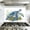 Color 3, variant on Kitchen Backsplash Peel and Stick Wall Murals Sea Turtle Bathroom Teal Beach Theme Turtle Underwater Scene Removable Mural 35.4"W x 23.6"H, Oil Proof Vinyl Wallpaper for Fireplace & Behind Stove