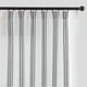 thumbnail image 1 of Cortinas Jinchan, mezcla de lino a rayas, 214 cm de largo, color negro, 1 of 9