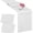 White, variant on Elcoho 12 Pack Pastel Rainbow Satin Table Runner, 12 x 108 inch Rectangle Silk Fabric Decor for Spring Easter Wedding Birthday Banquet Party