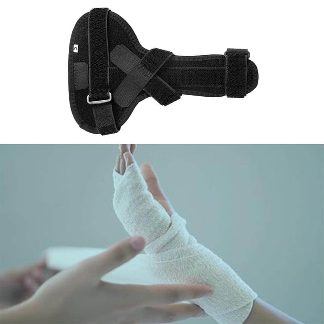 facefd Finger Splint First Aid Black Support Guard Splints for Finger
