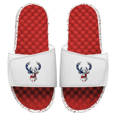 

Men s ISlide Red/White Milwaukee Bucks Americana Slide Sandals