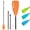 Orange, variant on AbahubFit Adjustable SUP Paddle (3-Piece) Lightweight Stand-up Paddle Oars for Paddleboard, Aluminum Alloy Shaft 68" - 84"