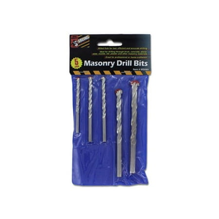 

Bulk Buys MS089-72 Grey/Silver Metal Masonry Drill Bits - Case of 72
