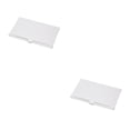 thumbnail image 4 of Matsuzay Estuche protector de tarjeta de memoria digital portátil Tarjetas de nombre de negocios Soporte de caja de aluminio Accesorios de Plata 2piezas, 4 of 6