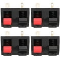 thumbnail image 3 of CNKOO 4pcs Stereo Speaker Terminal Connector 2-pin Speaker Wire Terminal Connector, 3 of 6