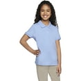 thumbnail image 4 of Wonder Nation Girls School Uniform Interlock Short Sleeve Polo Shirt, 4-Pack, Sizes 4-18, 4 of 4