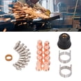 thumbnail image 3 of Yajisi 24‑Piece Plasma Cutter Consumables Kit – Electrodes, Nozzles, Covers & Stand‑Offs for PT60 & Compatible Models, 3 of 7