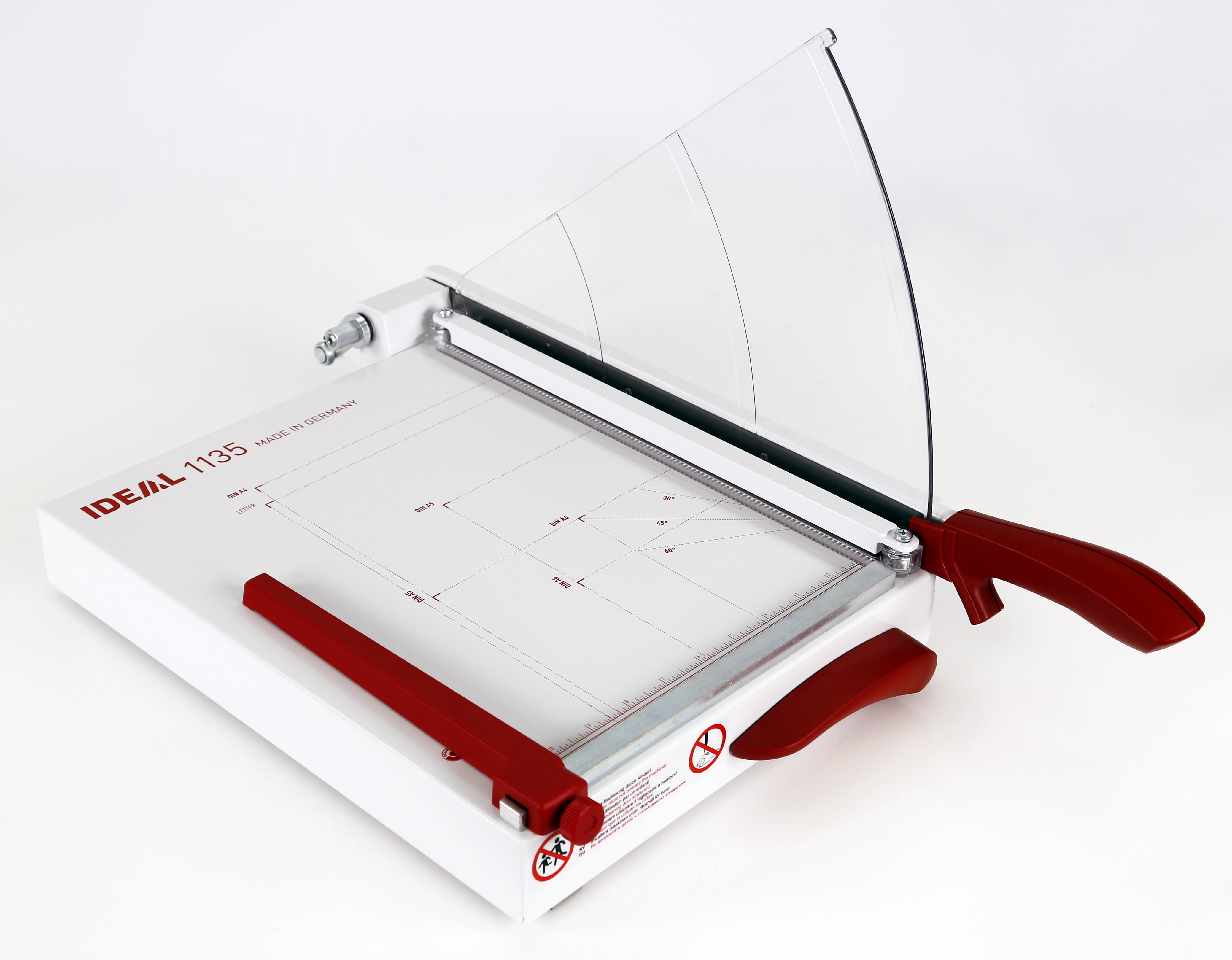 Ideal guillotine paper cutter 13 75 cutting length german solingen