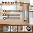 thumbnail image 3 of Travel Electric Kettle Portable Mini Kettle,Small Hot Water Boiler with 4 Temperature Settings,304 Stainless Steel, Fast Boiling Water with Auto Shut, 3 of 7
