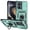 Darkgreen, variant on Dteck Phone Case for Motorola Moto G Edge 2024 Case, Magnetic Slide Lens Cover Shockproof Ring Kickstand Military Grade Phone Case for Moto G Edge 2024, Purple