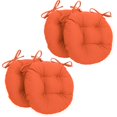 thumbnail image 1 of Coussins de Chaise Ronds Capitonnés en Sergé Uni de 16 Po (Ensemble de 4), 1 of 2