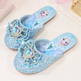 thumbnail image 2 of Zapatillas de dibujos animados de Disney para niñas primavera y otoño lindas sandalias y zapatillas de princesa Baotou para bebés frozen elsa zapatos de interior 28-Plantilla 18cm Gao Jinjia LED, 2 of 2