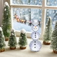 thumbnail image 5 of Bzdzmqm under $5 Crystal Snowman Ornament, Crystal Christmas Snowman Decorations, Glass Material Fine Craftsmanship, Holiday Tabletop Decor, Christmas Party Setup, Beautiful Gift Packaging, 5 of 6