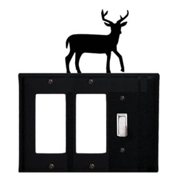 Deer Double GFI CUSTOM Product Single Switch Cover