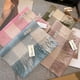 thumbnail image 4 of Bufanda de lana australiana con diseño de tablero de ajedrez a cuadros, sencilla, versátil y cálida para invierno, estilo coreano, para mujer, estilo estudiante, 4 of 6