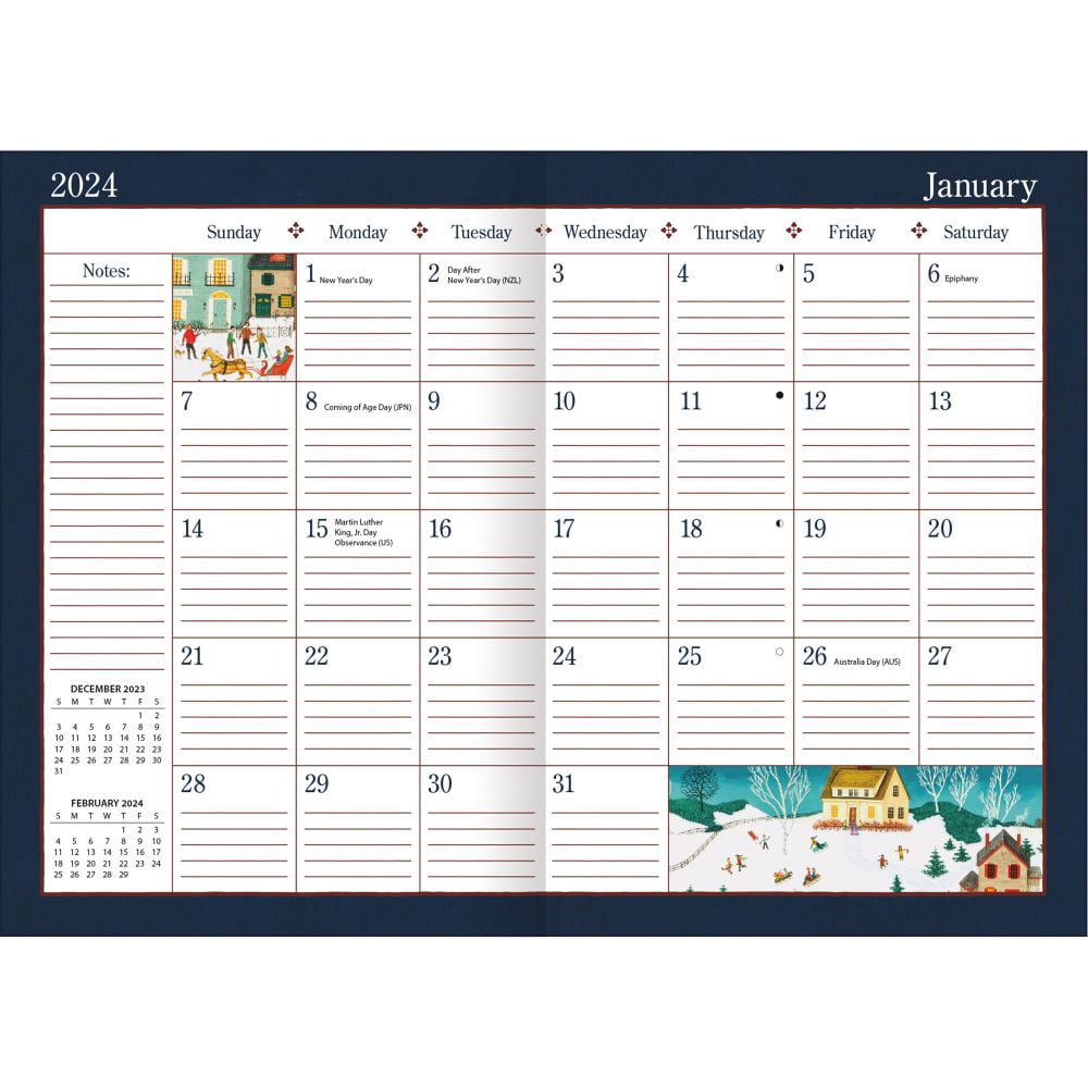 LANG Linda Nelson Stocks 2024 Monthly Pocket Planner - 13-Month Calendar With Protective Sleeve, January 2024-January 2025 - View #9