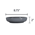 thumbnail image 5 of (2 pack) Mainstays Chiara Stoneware Round Gray Dinner Bowl, 5 of 5