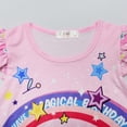 thumbnail image 4 of Girls Cartoon Nightgown Rainbow Princess Pajamas Sleepwear 2-7 Year, 4 of 6