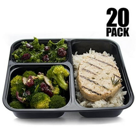 Isobag 3 Meal System Life Fit | Meal Prep Containers | Easy, Portion Control for Lunches, Dinners, and Snacks | With Easy Labeling System | 3 ()
