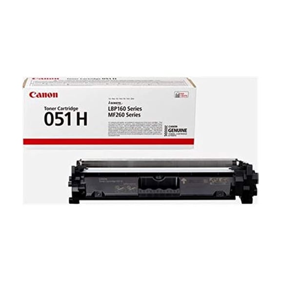 Canon 051H Original Toner Cartridge - Black Laser - High Yield - 4100 Pages - 1 Each