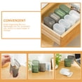 thumbnail image 2 of BRIGHTFUFU Cajas de almacenamiento portátiles, caja de almacenamiento de plástico pequeña con tapa, 3 uds., 2 of 8