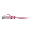 thumbnail image 2 of C2G 9ft Cat6 Snagless Unshielded (UTP) Ethernet Network Patch Cable - Pink - patch cable - 9 ft - pink, 2 of 3