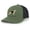 Loden/Black, variant on Heritage Pride Canine Collection Beagle Scent Hound Hunting Dog Mens Embroidered Mesh Back Trucker Hat, Loden/Black