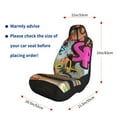 thumbnail image 5 of Pofeuu Graffiti Lamp Urban Scene Print Automotive Car Seat Covers Flat Cloth Full Set Seat Covers,Car Seat Covers front seats for Cars Trucks and SUVs-2 PCS, 5 of 9