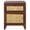 Dark Natural/Natural, variant on SAFAVIEH Devon Modern 1 Drawer 1 Door Nightstand, Natural