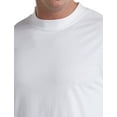 thumbnail image 2 of Harbor Bay by DXL Big and Tall Men's Moisture-Wicking Long-Sleeve Shirt, White, 1XLT, 2 of 5