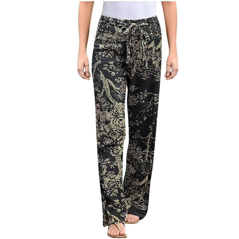 Bigersell Baggy Pants for Women Full Length Women Casual Solid