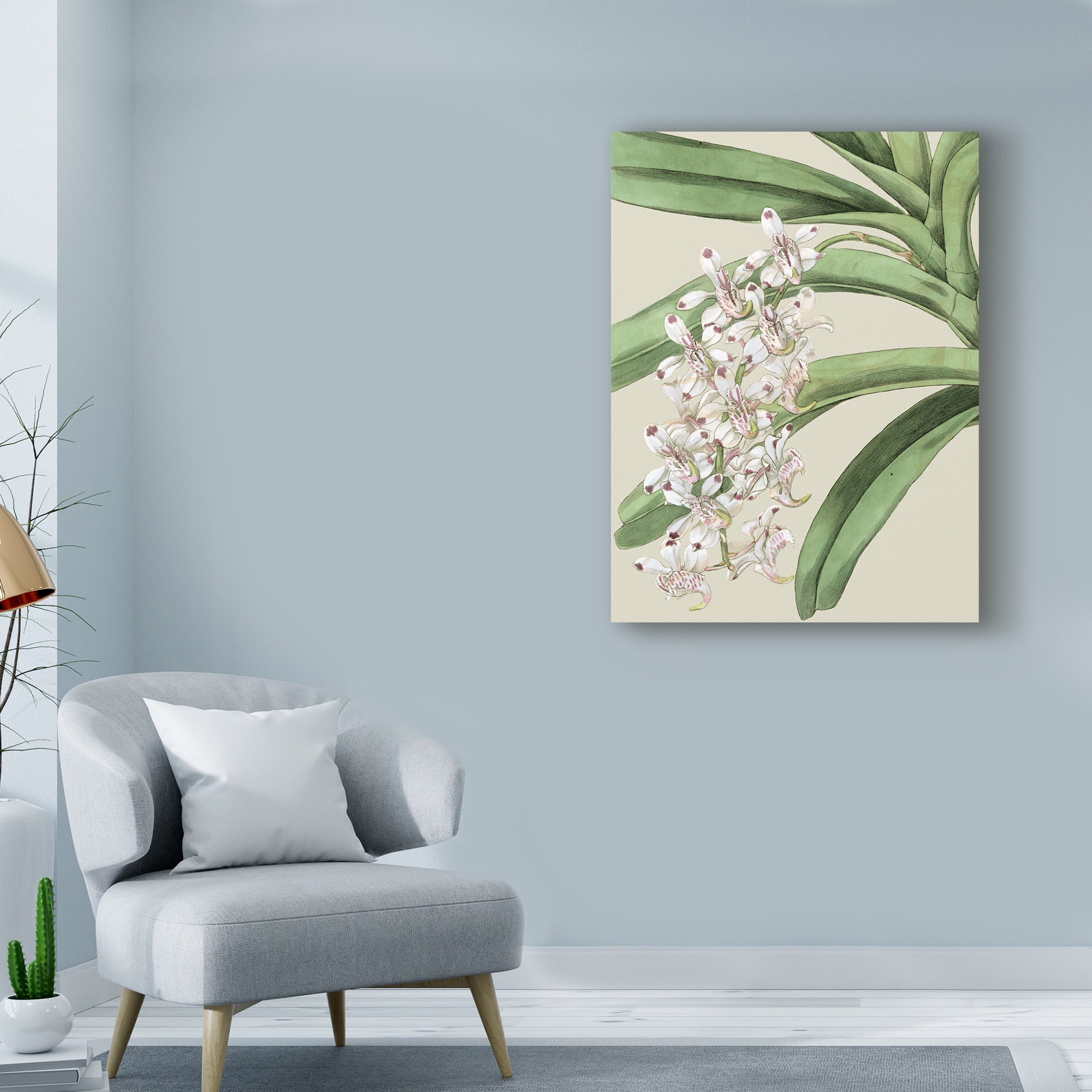 Trademark Fine Art 'Small Orchid Blooms I' Canvas Art by Vision Studio