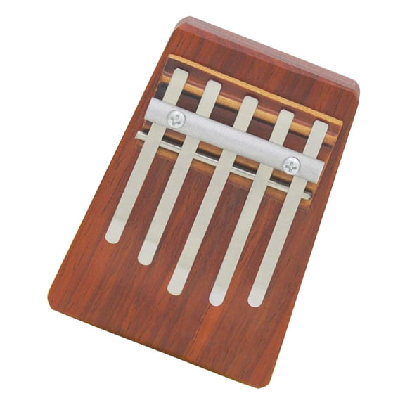ifundom 1Pc Finger Musical Instrument Wood Reddish Brown for Family Gathering Leisure Time