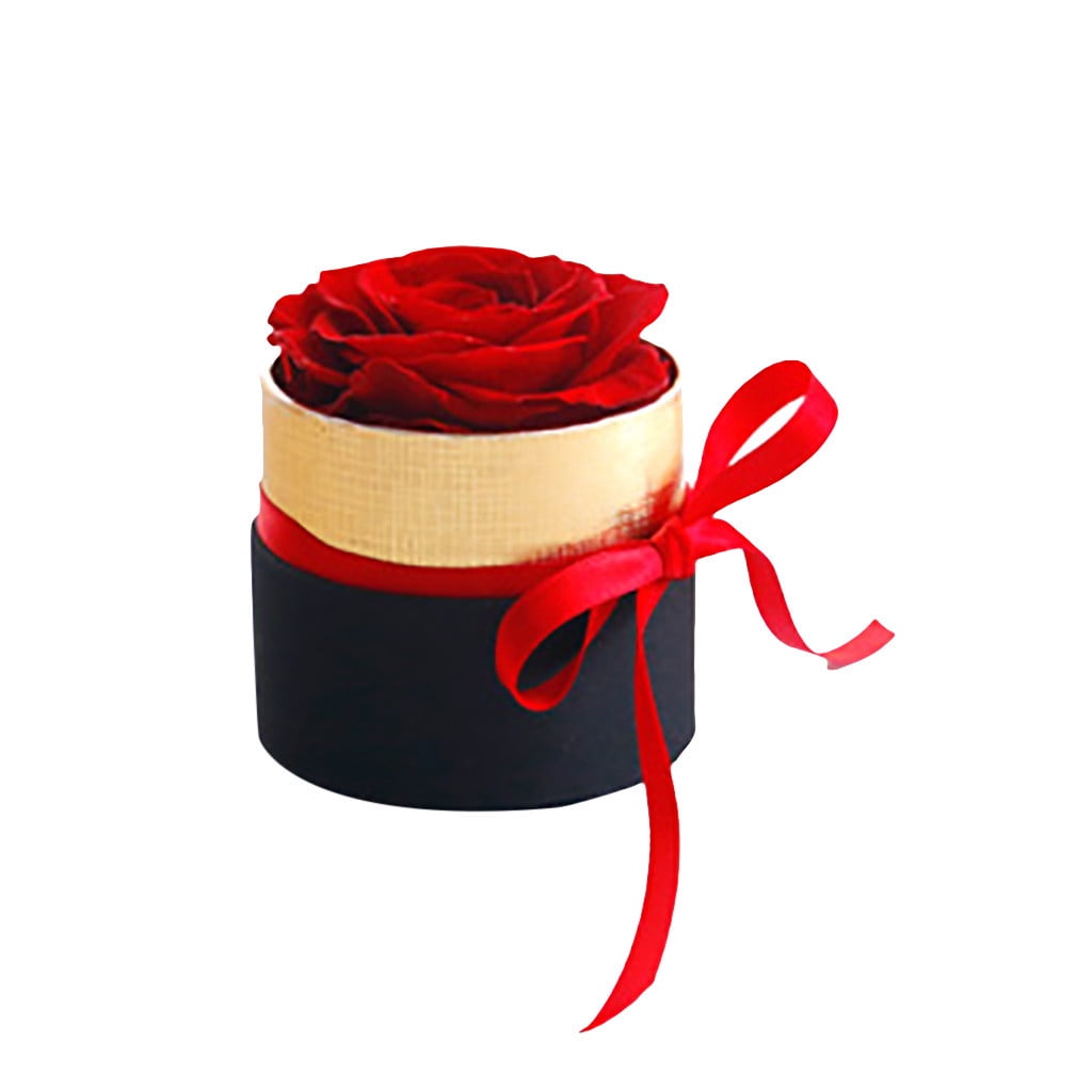 lulshou Home Decor Clearance,Preserved Rose Real Roses Handmade Preserved Roses In A Box That
