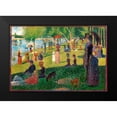 thumbnail image 2 of Seurat, Georges 24x18 Black Modern Framed Museum Art Print Titled - A Sunday on La Grande Jatte, 2 of 5