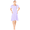 Purple, variant on Womens Nightgowns Sleepwear Soft Pajama Dress Nightshirts