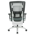 thumbnail image 4 of Vertical Gray Mesh Back Fabric Chair with Silver Base and Gray Mesh Seat, 4 of 8
