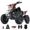 Red, variant on FRP 40cc Gas Powered ATV, 4-Stroke Engine Quad with Front & Rear Disc Brakes, Adjustable Speed Control, Pull Start Off-Road ATV