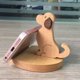 thumbnail image 5 of Soporte universal para teléfono móvil de madera para smartphones, estación de mesa para smartphones Perro Golden Retriever de madera, 5 of 9