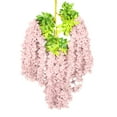 thumbnail image 2 of FAMTKT Artificial Hanging Flowers for Outdoor Spring Decoration Household Violet Wall Hanging Violet Artificial Flower Decoration Simulation Wall Hanging Garland Flowers Fake Silk Orchid on Clearance, 2 of 3